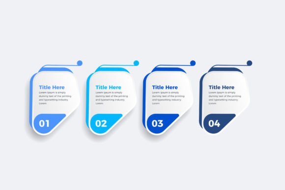4 Steps Infographic Presentation Design – A Freebie for Professional Graphics