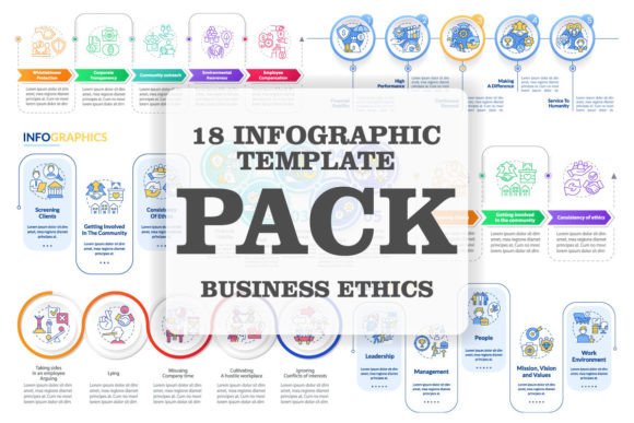 Business Ethics Infographic Template Set: A Designer’s Take