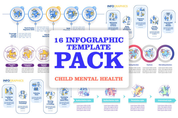 Children Mental Health Infographic Set: A Practical Brand Designer’s Take
