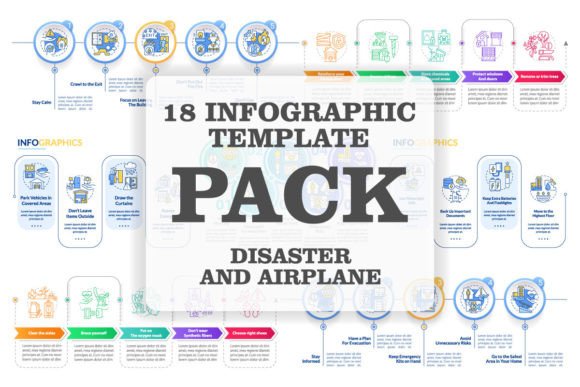 Emergency Tips Infographic Template Set: A Powerful Graphic Design Asset for Content Creators