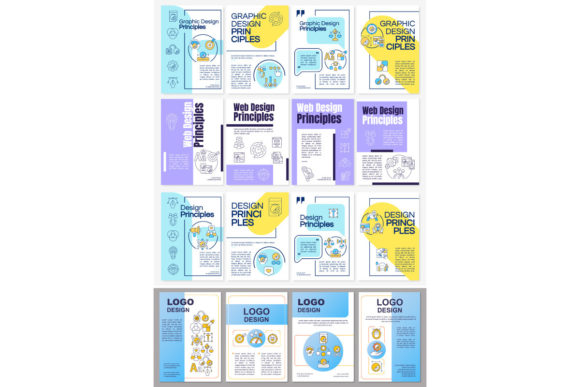 Graphic Design Principles Brochure Set