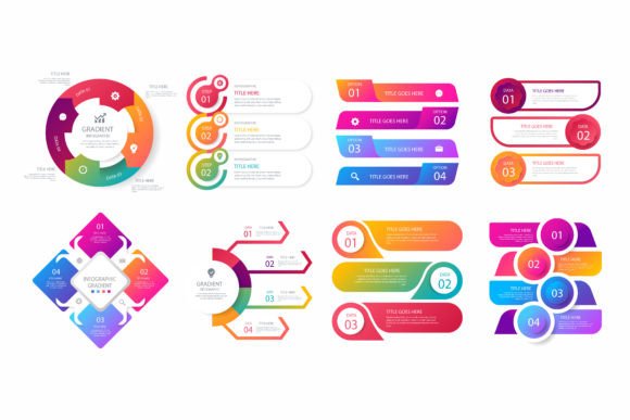 Infographic Element Vector Collection for Graphics and Graphic Templates