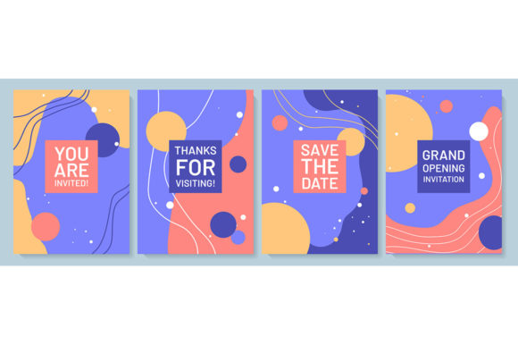 Inviting to Occasions Postcard Set